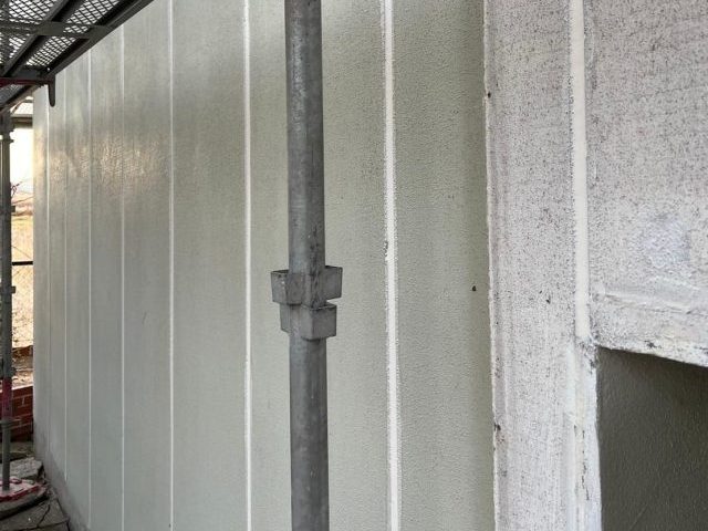 明石市で充填して均した外壁シーリング